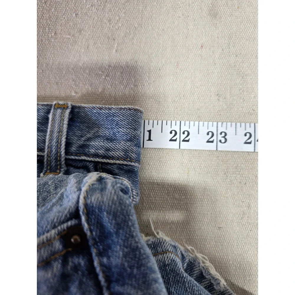 Levi Strauss Signature Mens Regular Fit Light Wash Straight Leg Jeans 42x30